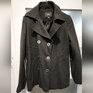 Charcoal wool coat
